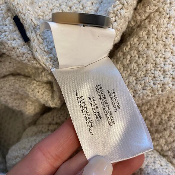 GAP Women's Beige Button-Up Cardigan - Picture 9 of 9